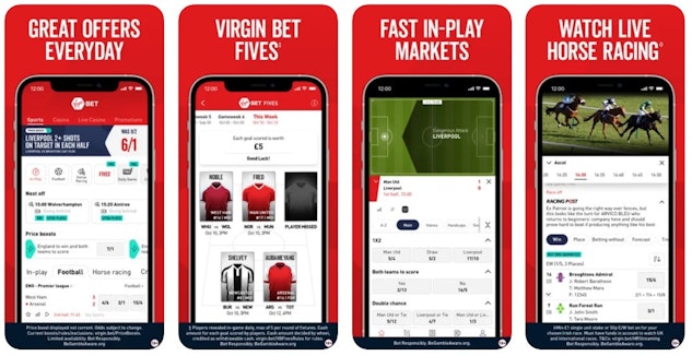 Virgin bet app preview