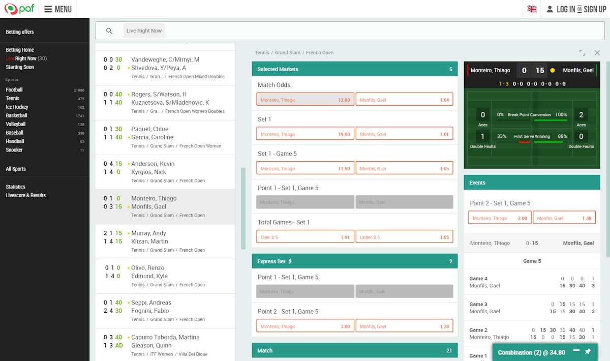 Paf Online Sportsbook Review Paf Online Sportsbook Review