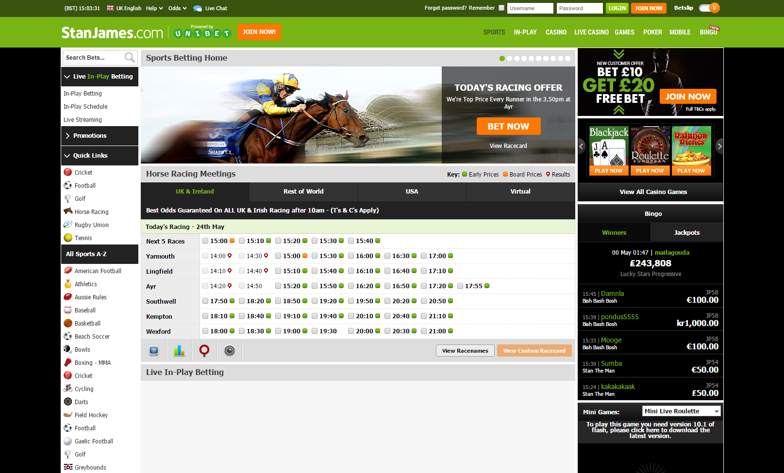 stan james bookmaker stan james bookmaker