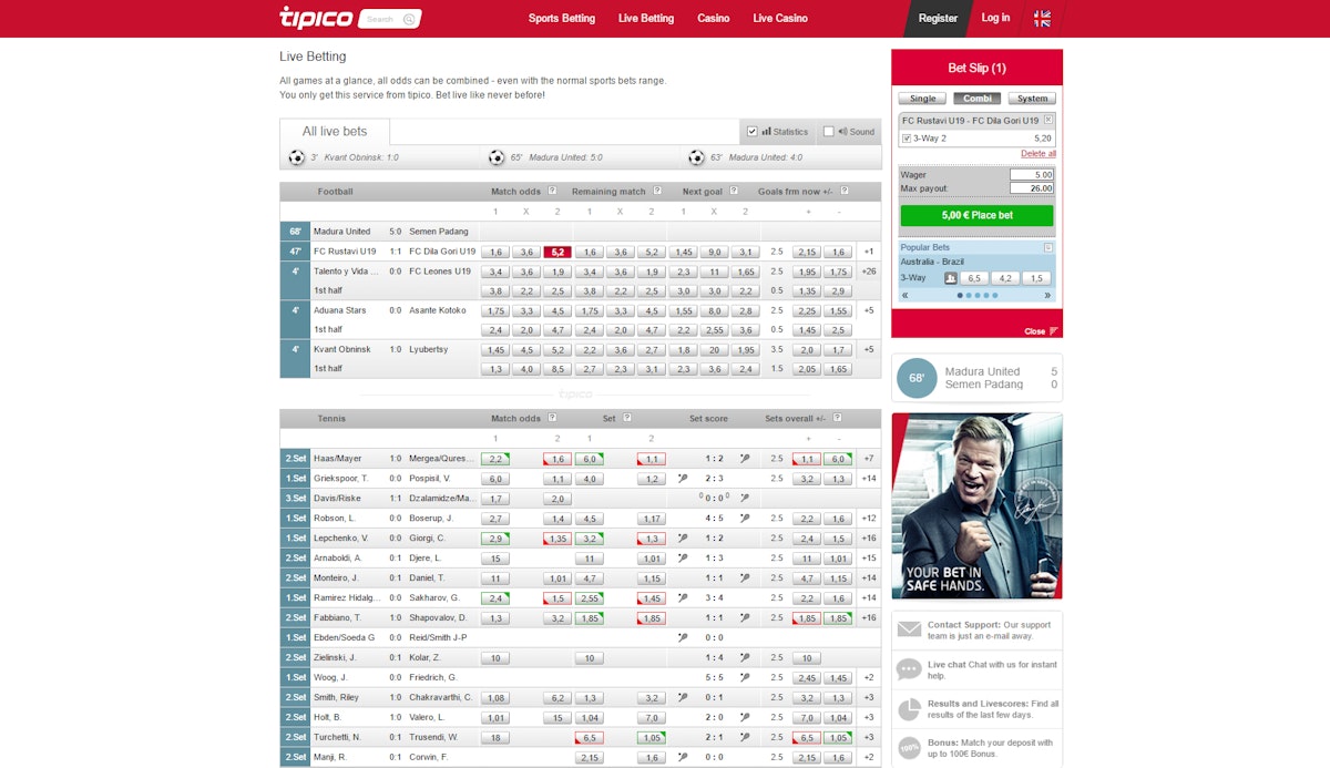 Www Tipico Live Betting Www Tipico Live Betting