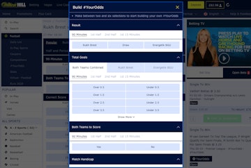 William hill football betting bet builder