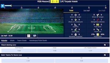 William hill live football betting