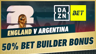 DAZN Bet builder boost ENG v ARG