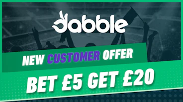 Dabble Bet 5 Get 20