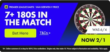 Darts Price Boost Van Gerwen v Price