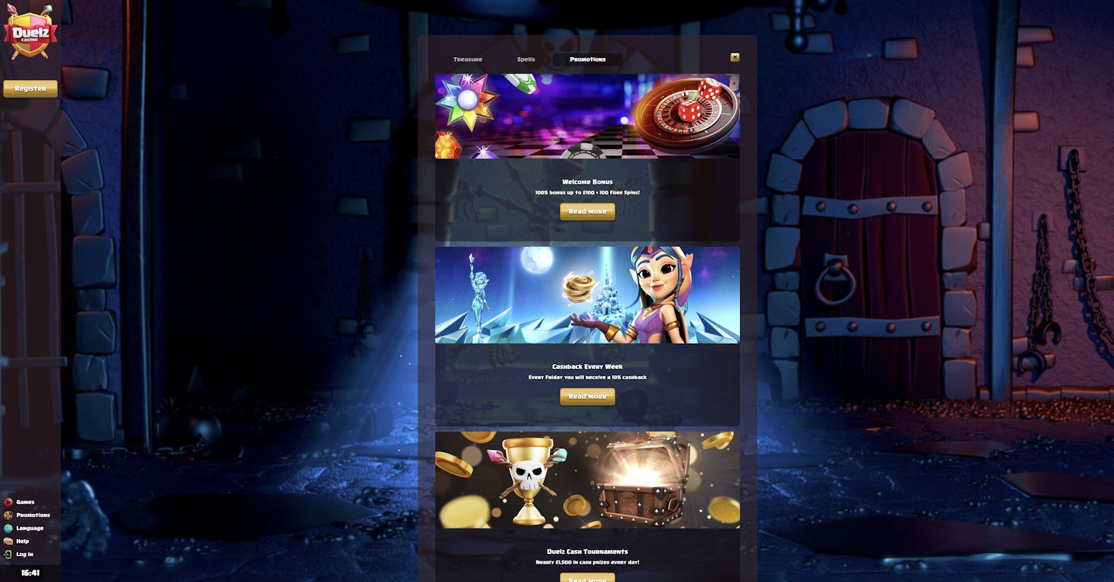 Duelz Casino Bonuses