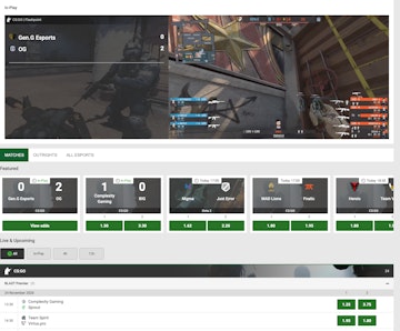 Esports betting Unibet