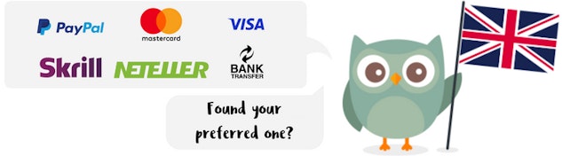 Esports betting sites payment methods