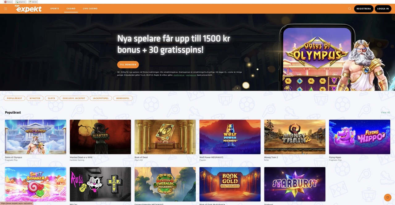 Expekt Casino Slots