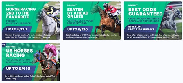 Fafabet Racing offers