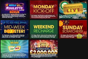 Fitzdares Casino ongoing customer promotions