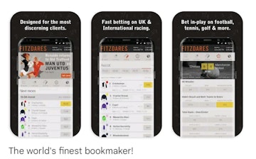 Fitzdares mobile app images