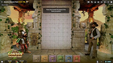 Gonzos Treasure Hunt live on Regal Wins