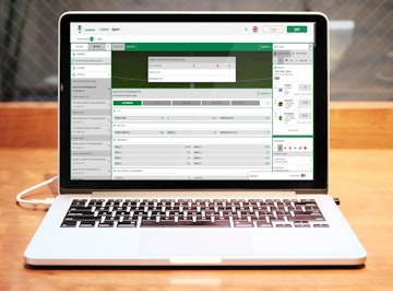 How Luckster looks on laptop