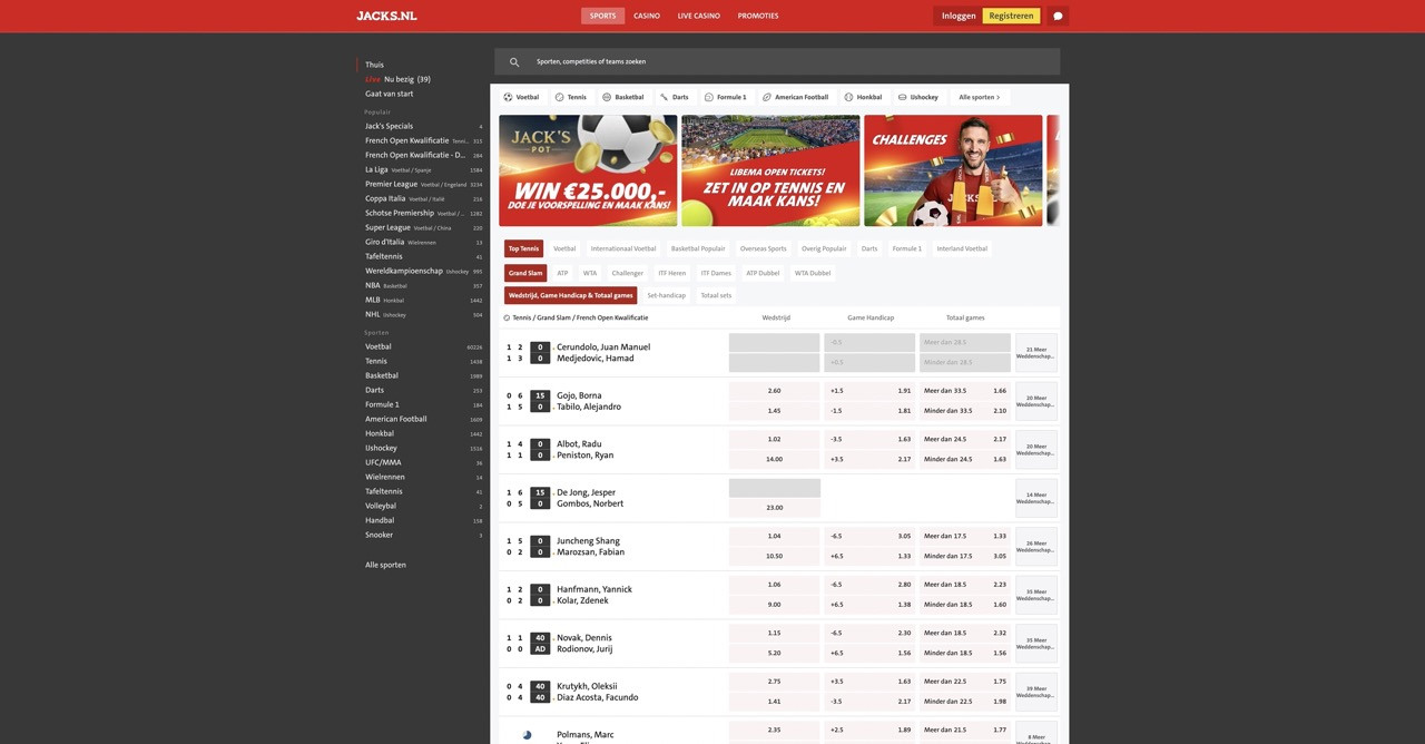 Jacks NL sports betting