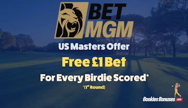Masters free bet offer