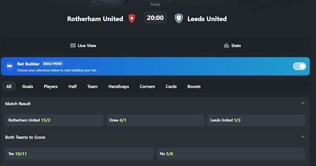 Midnite Bet Builder image