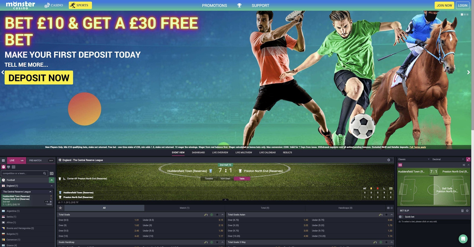 Monster Casino Sports