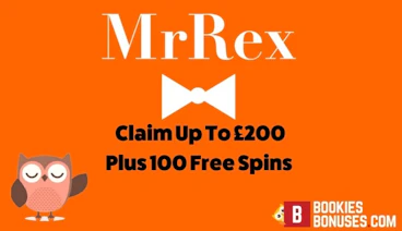 Mr Rex up to 200 and 100 free spins