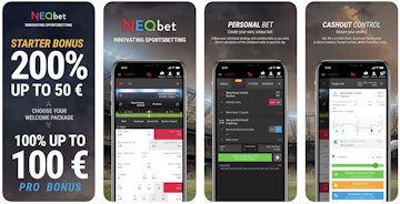 NEObet app screenshots