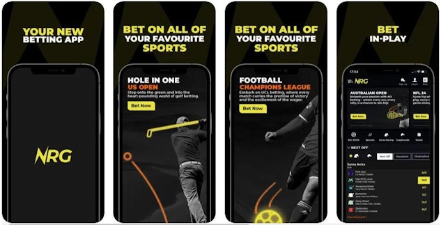 NRG Bet app iphone