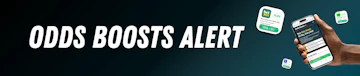 Odds boosts alert