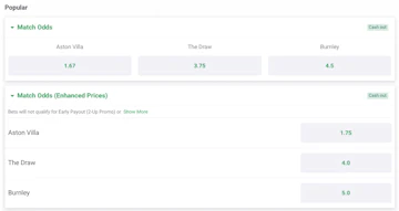 Paddy Power 2 up you win promotion