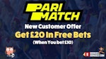 Parimatch Bet 10 Get 20