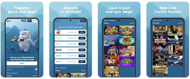 Play Yeti Casino on Android and i OS with their downloadable app