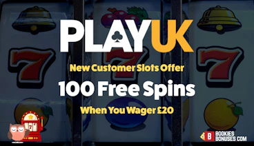 Play UK 100 free spins offer