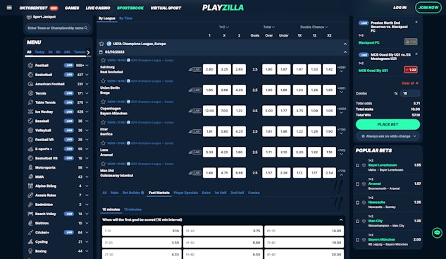 Play Zilla Football Betting