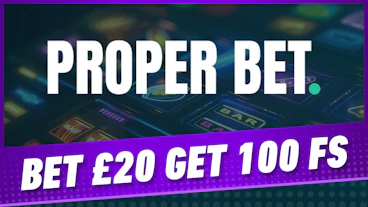 Proper Bet casino 20 100 free spins