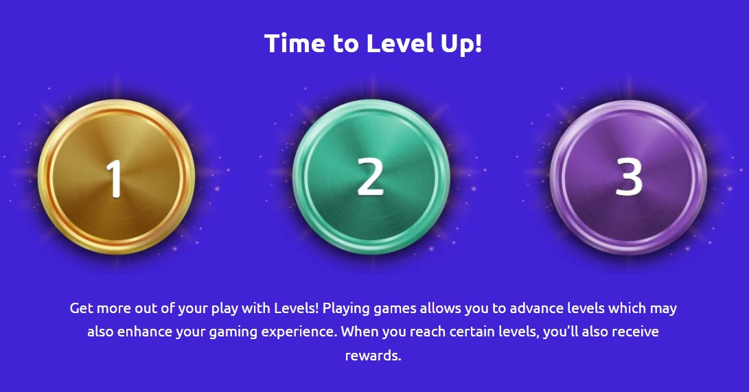 Receive rewards every time you level up with Swift Casinos level s program