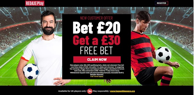 Red Axe Play Bet 20 Get 30