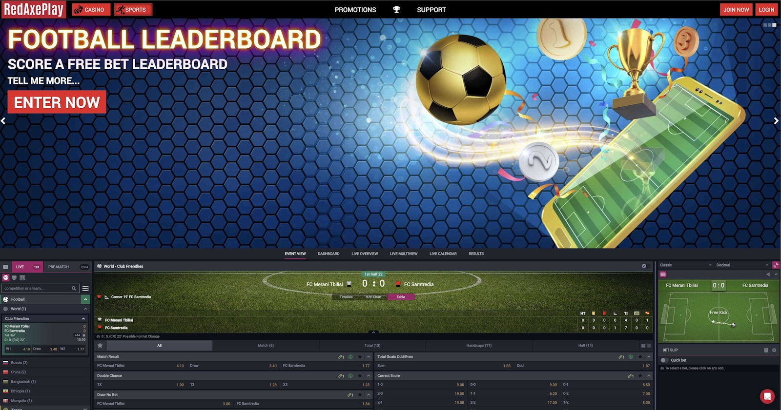 Red Axe Play Homepage