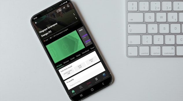 SBK football in play