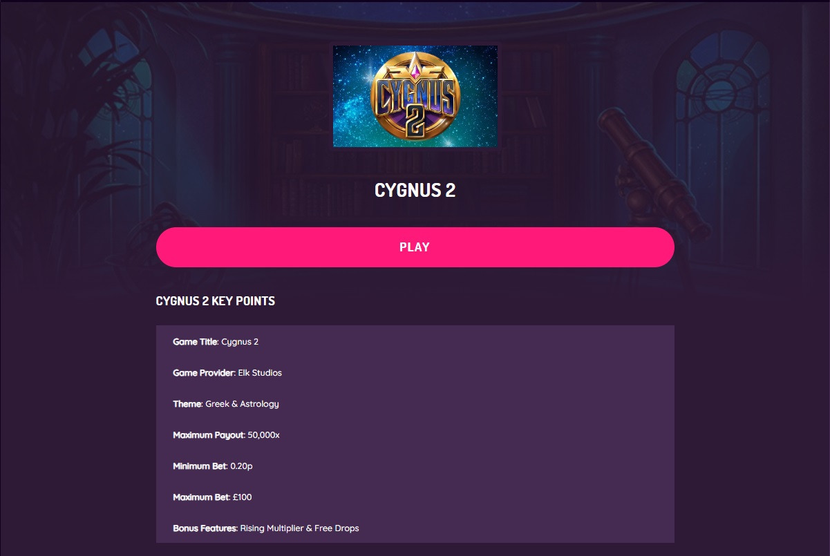 Slots information is available on most games and is a handy feature to use before trying a new game