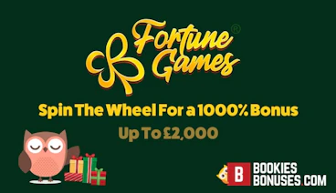 Spin The Wheel For a 1000% Bonus Up To £2000