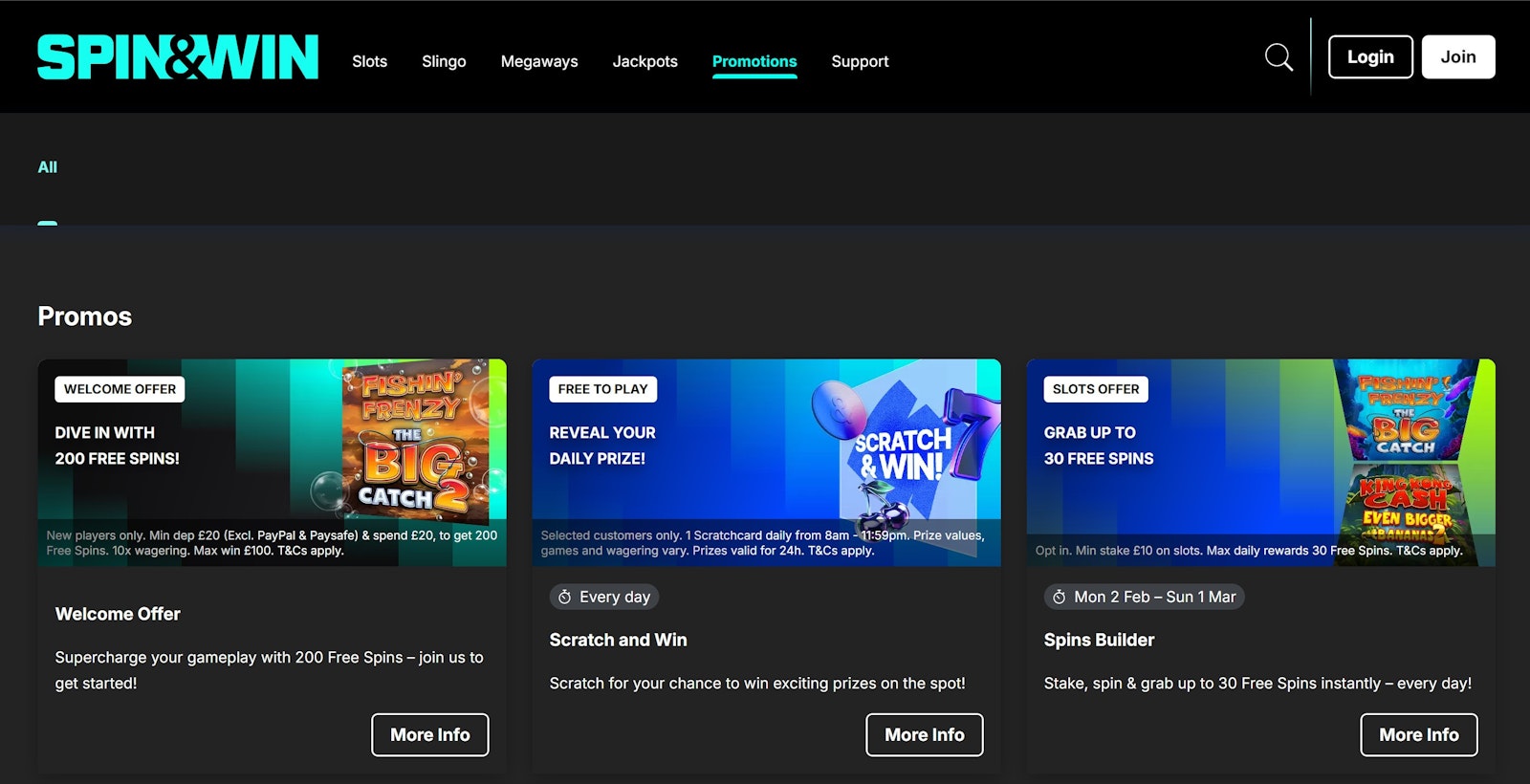 Spin and Win Promotions