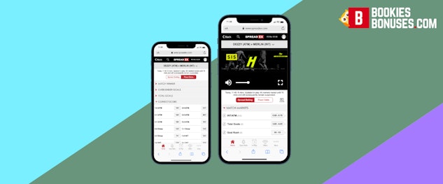 SpreadEx FIFA esports betting iPhone screenshots