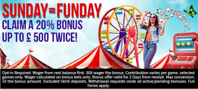 Sunday Funday promotion