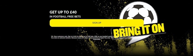 Talk Sport Bet Welcome Bonus 40