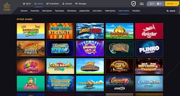 The Other Games section house more niche titles such as Pachinko Slingo and Keno but does feel a little lacklustre compared to other sections