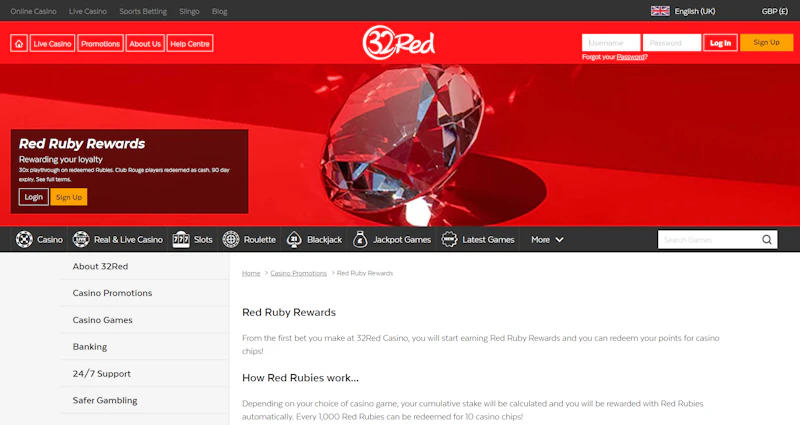 32Red Casino | Play £10 Get 100 Free Spins Jul 2026