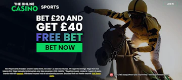 The online casino bet 20 get 40