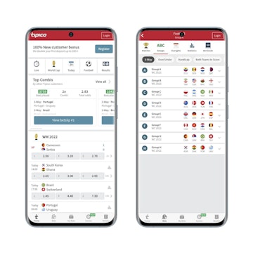 Tipico Mobile Website ss