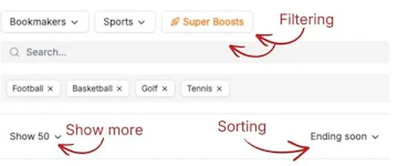Using Boostfinder to find UK Odds Boosts