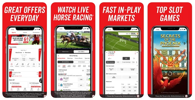 Virgin Bet i Phone app