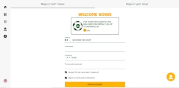 Wazobet Registration