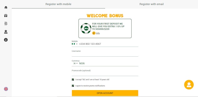 Wazobet Registration